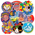 Стикеры на плёнке ораджет