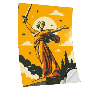 Печать плакатов на бумаге сатин в Copy.ru