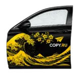 Печать наклеек на дверь в авто в Copy.ru