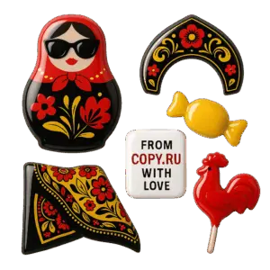 Стикеры с объёмной смолой печать в Copy.ru