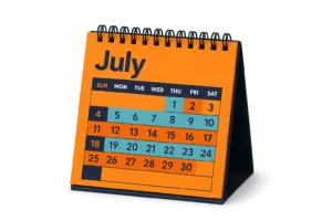 Печать настольных перекидных календарей домиков 15Х15 в Copy.ru