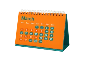 Печать настольных перекидных календарей домиков 30Х10 в Copy.ru