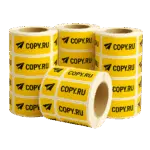 Стикеры большими тиражами печать в Copy.ru