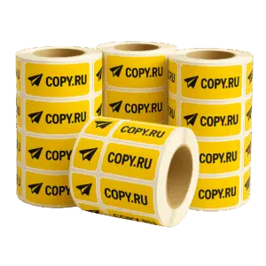 Стикеры большими тиражами печать в Copy.ru