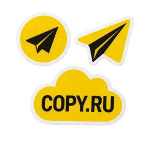 Стикеры с высечкой печать в Copy.ru