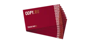 Визитки на бумаге Touch Paper печать в Copy.ru