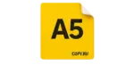 Печать наклеек формата А5 в Copy.ru
