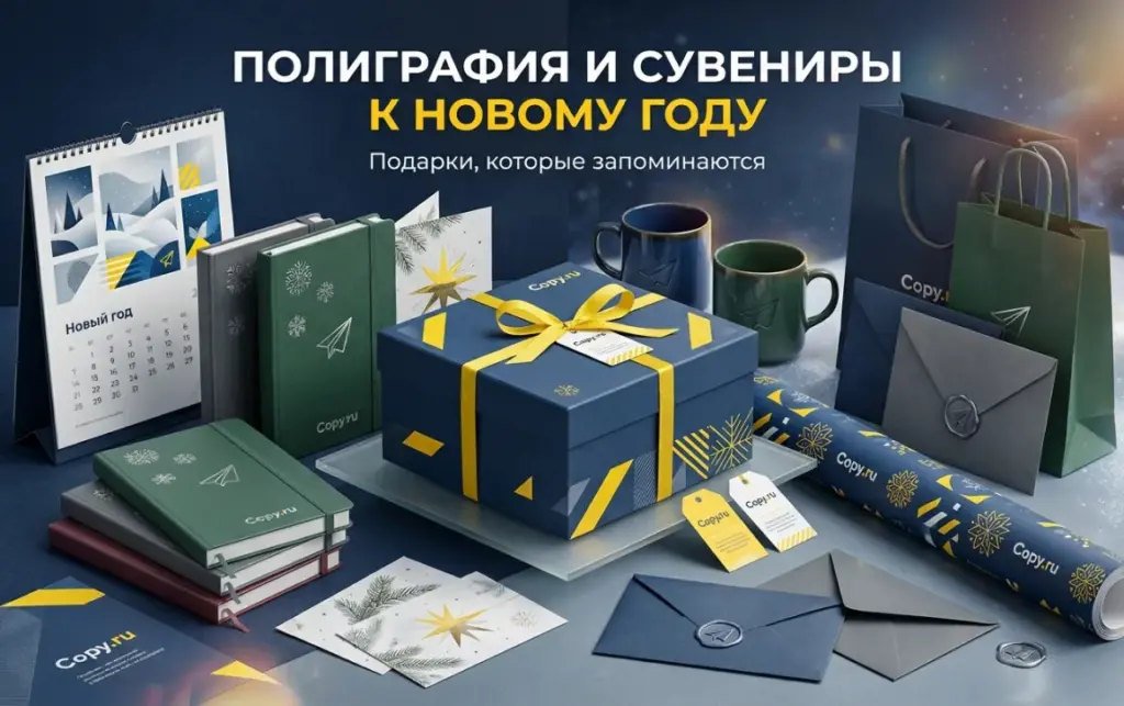 Топовая полиграфия и сувениры к Новому году - картинка