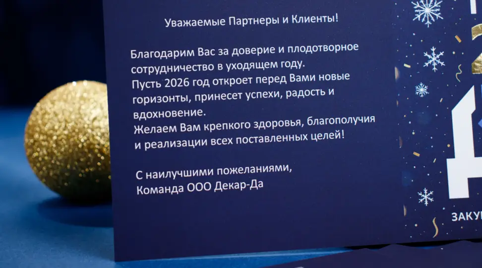 Новогодние открытки с фольгой - картинка 4
