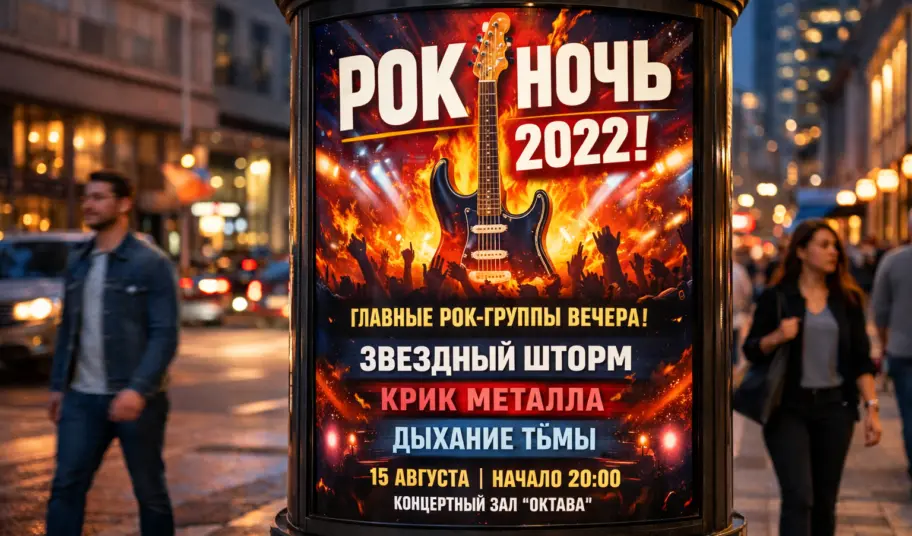 Афиша: как создать эффективный дизайн для мероприятий любого формата