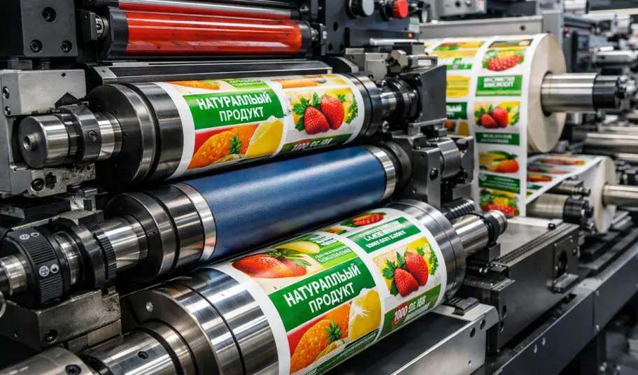 Флексопечать этикеток: особенности производства и преимущества метода