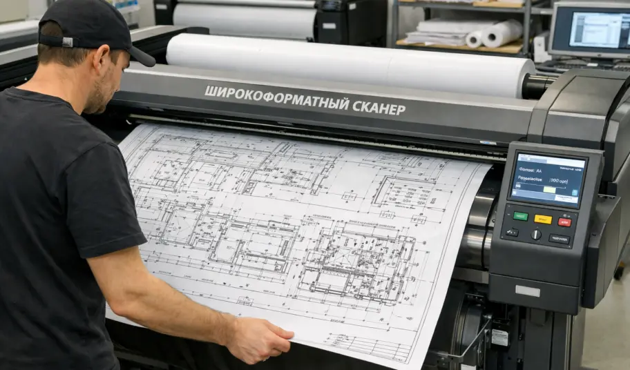 Сканирование больших форматов: как выполняется и для чего используется