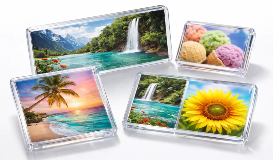 Акриловые магниты: особенности производства и сферы применения в полиграфии