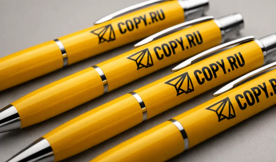 Тампопечать на ручках: особенности нанесения логотипов на сувенирную продукцию