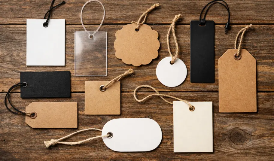 Какие бирки используются в полиграфии: виды, материалы и особенности печати