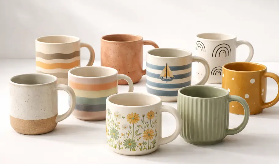 Кружки: какие бывают виды и технологии печати