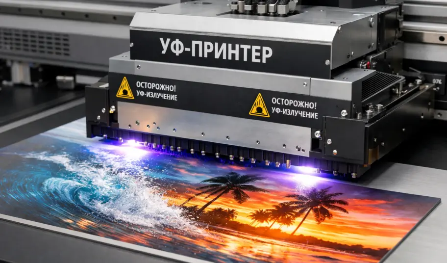 УФ печать: что это за технология и где она применяется