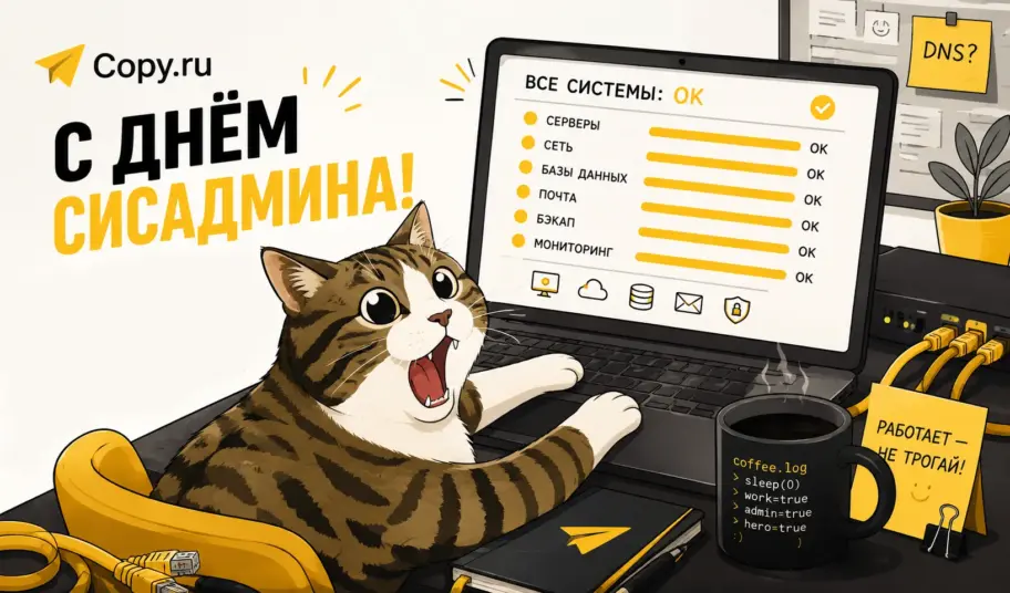 День сисадмина: спасибо, что всё работает!