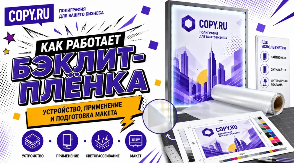 Как работает бэклит-плёнка: устройство, применение и подготовка макета - картинка
