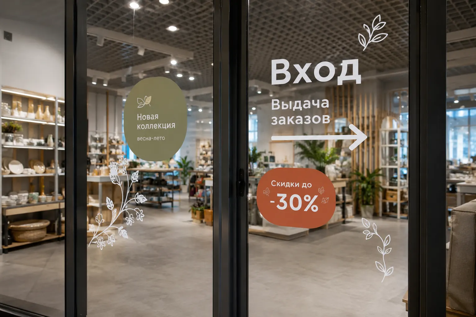 наклейки на стекло в Copy.ru