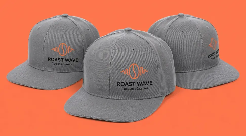 Бейсболки для сети кофеен ROAST WAVE - картинка 1