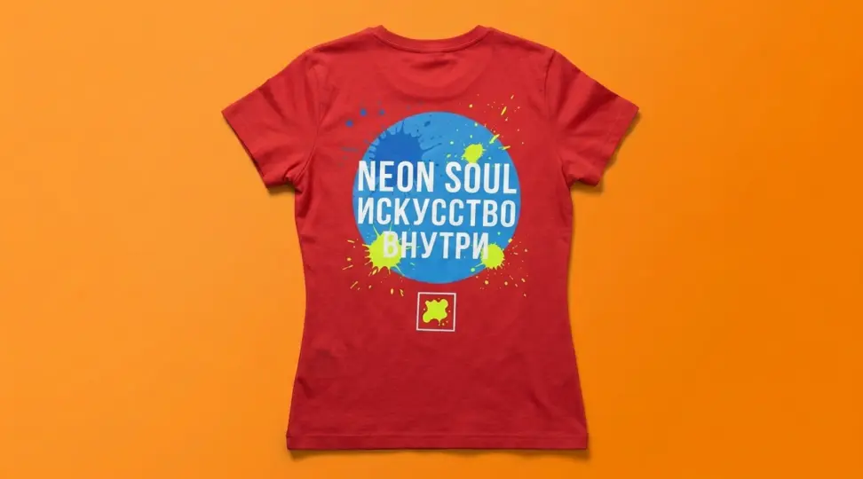 Футболки для бренда уличного арта NEON SOUL - картинка 2