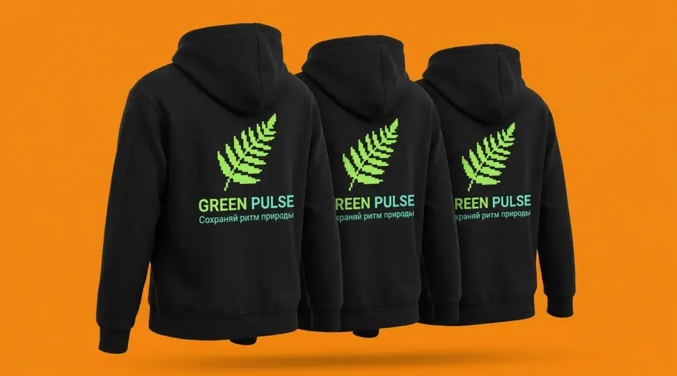 Худи для эко-бренда GREEN PULSE - картинка 1