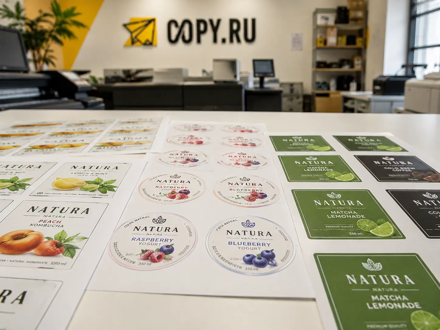Наклейки в листах в Copy.ru