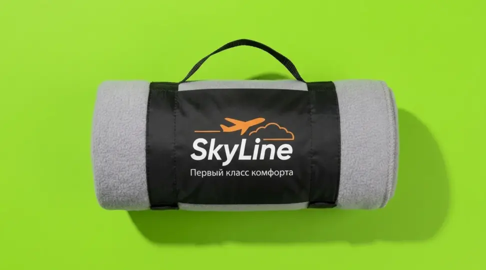 Пледы в чехлах для авиакомпании SkyLine - картинка 2