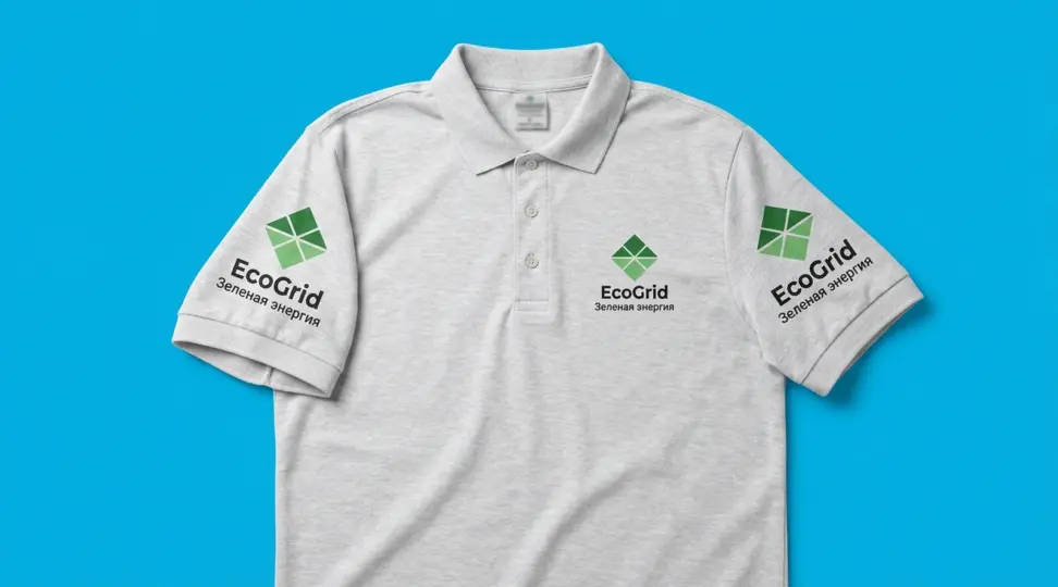 Поло для компании EcoGrid Solutions - картинка 2