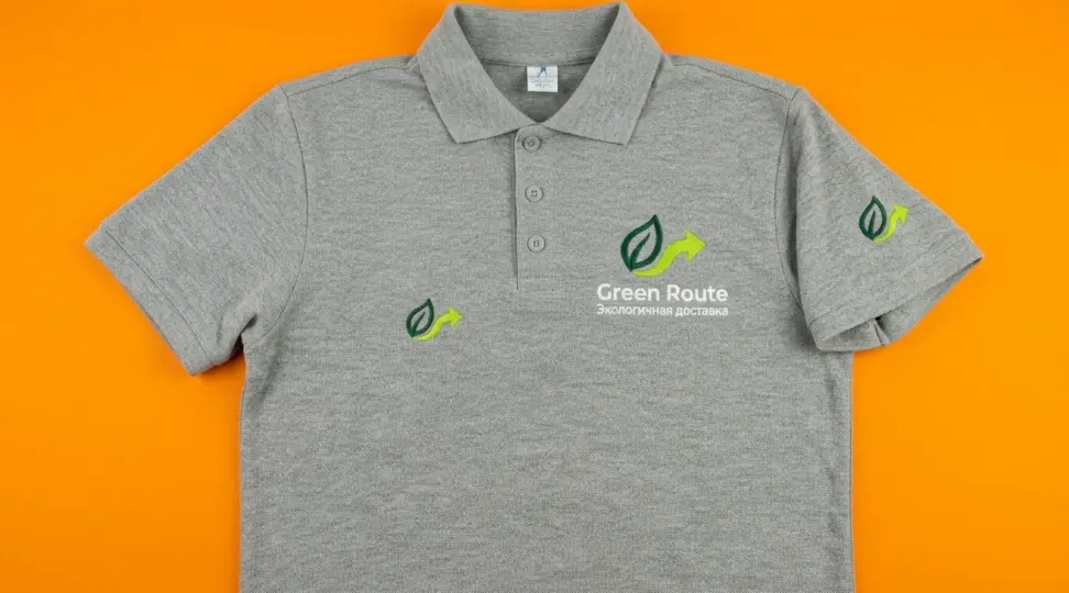 Поло для логистической компании Green Route - картинка 2