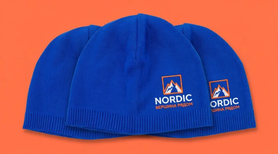 Шапки бини для бренда активного отдыха Nordic Peak - картинка 1