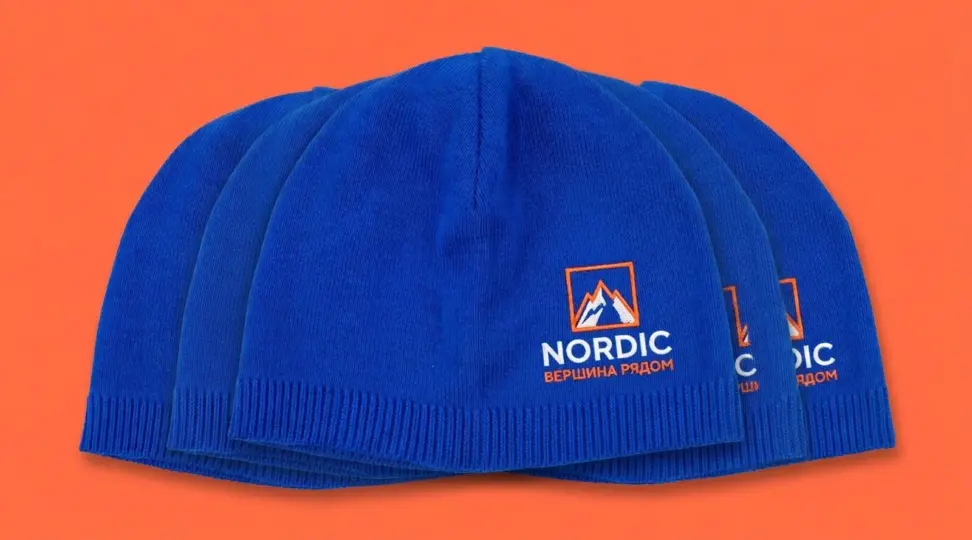 Шапки бини для бренда активного отдыха Nordic Peak - картинка 4