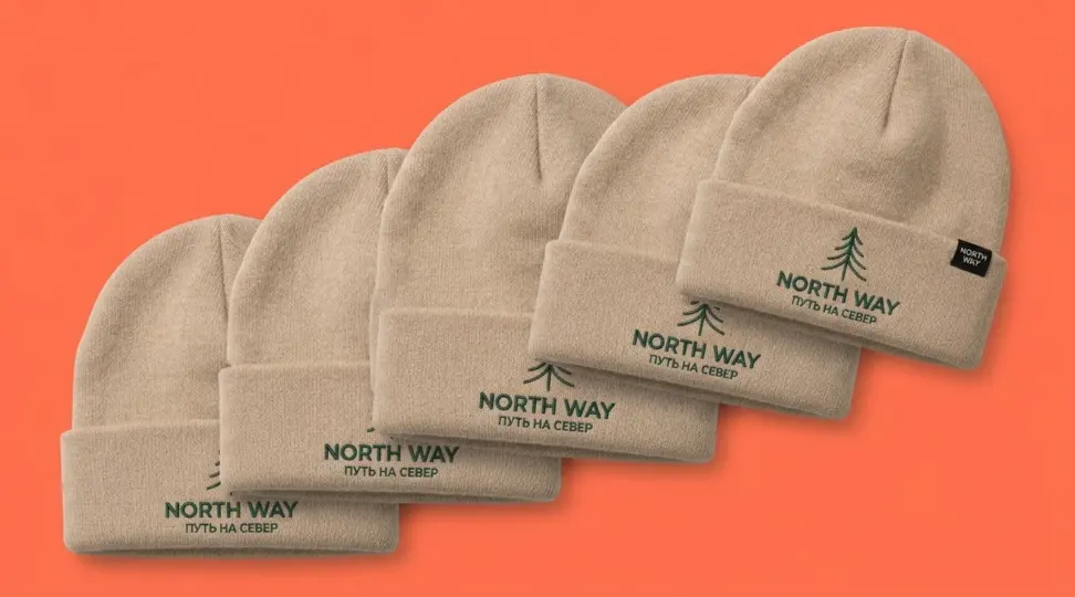 Шапки-бини для туристического бренда NORTH WAY - картинка 4