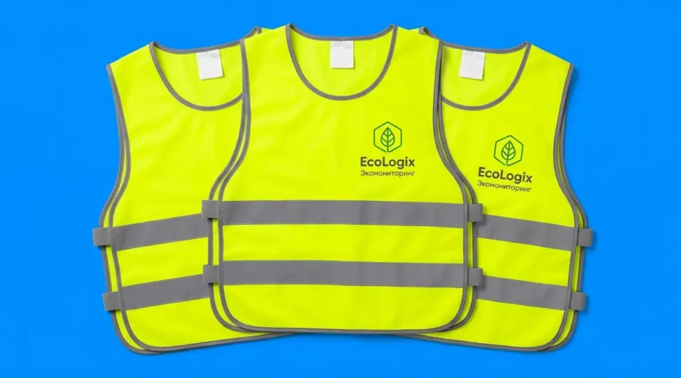 Сигнальные жилеты для экологической компании EcoLogix - картинка 1