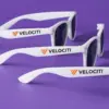 Солнцезащитные очки VELOCITI — три пары каскадом, логотип на левой дужке