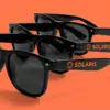Три пары солнцезащитных очков Solaris Tech каскадом, видна брендированная дужка