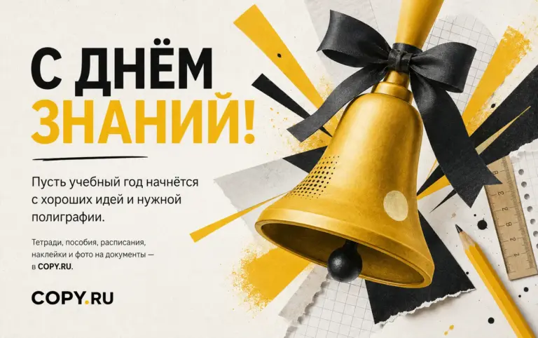 С Днём знаний! Новый учебный год начинается с Copy.ru - картинка