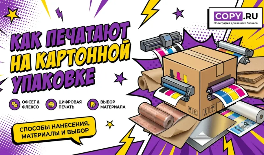 Как печатают на картонной упаковке: способы нанесения, материалы и когда что выбрать