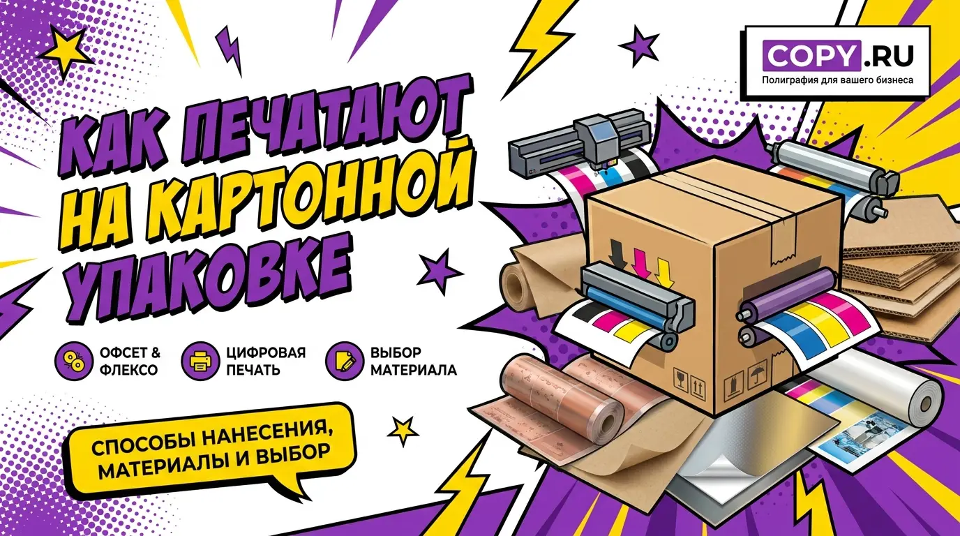 Как печатают на картонной упаковке: способы нанесения, материалы и когда что выбрать
