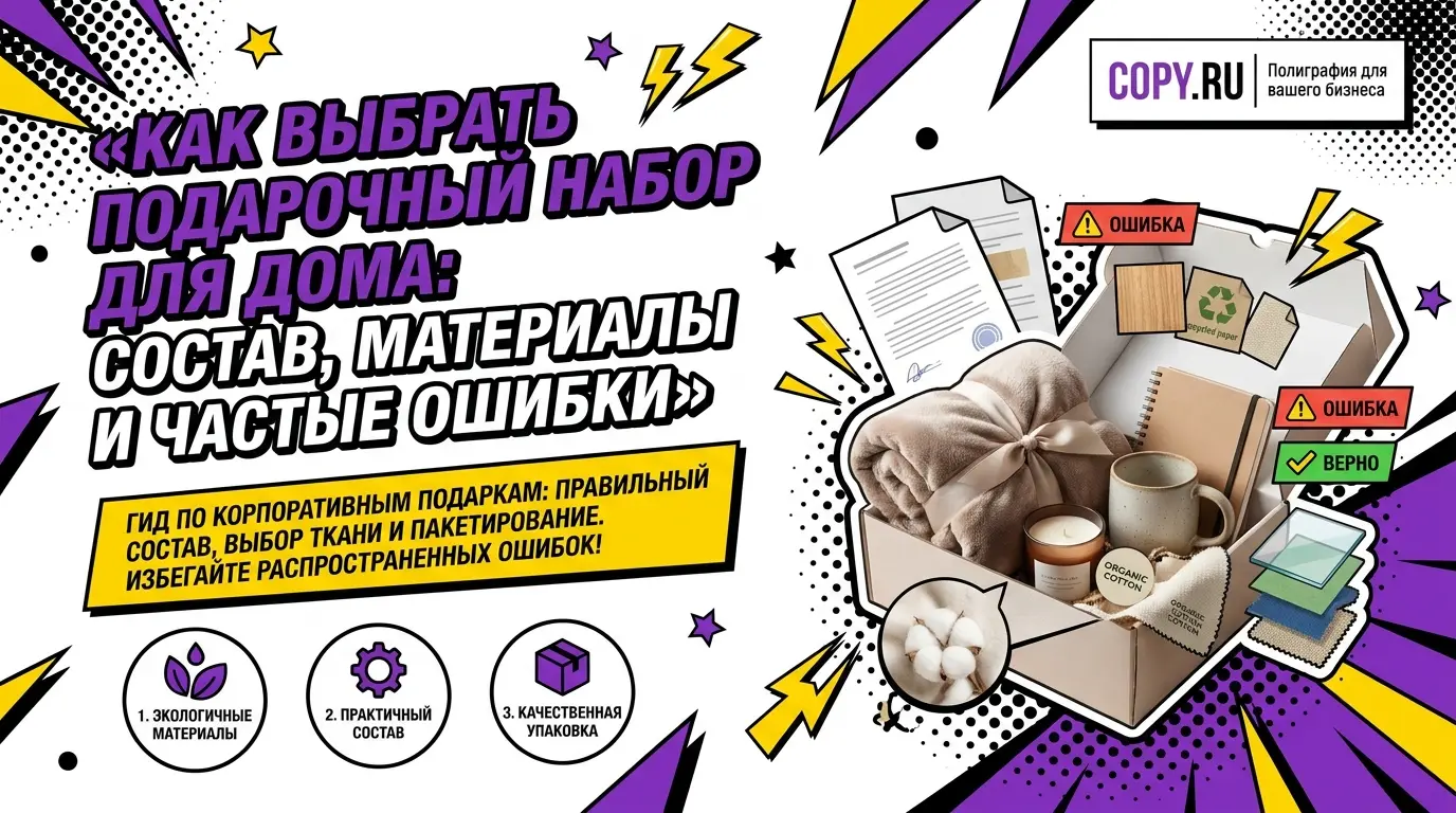 Как выбрать подарочный набор для дома: состав, материалы и частые ошибки