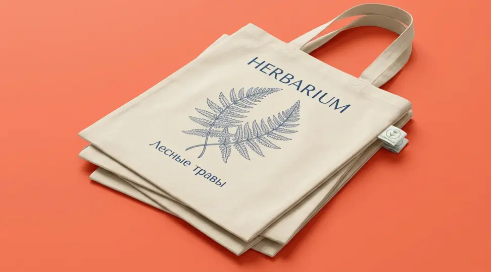 Шоперы для бренда ботанических аксессуаров Herbarium - картинка 1