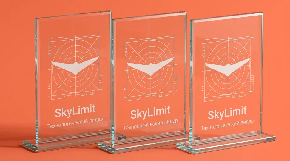 Стеклянные стелы для аэрокосмического бюро SkyLimit - картинка 1