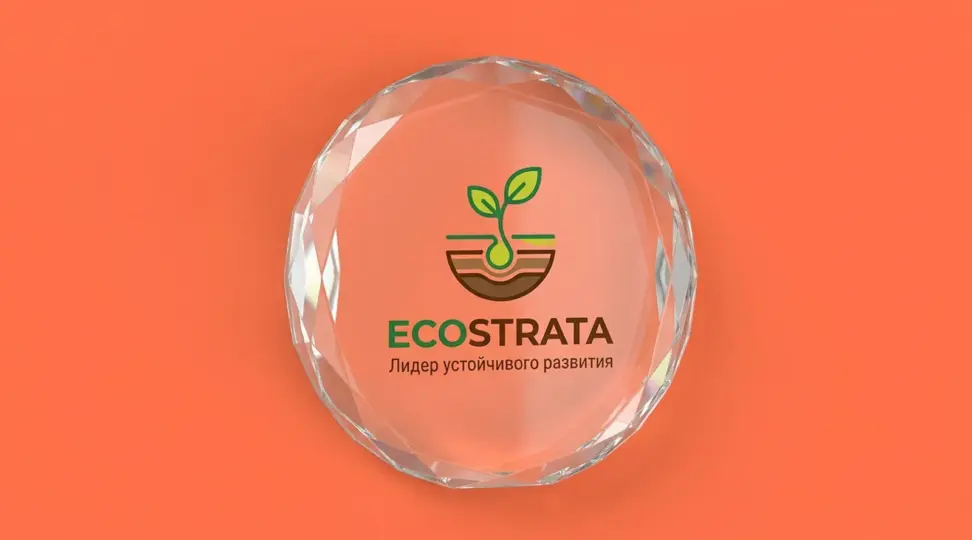 Стеклянные стелы для экологического консалтинга EcoStrata - картинка 2