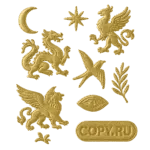 Стикерпаки с 3D фольгой печать в Copy.ru