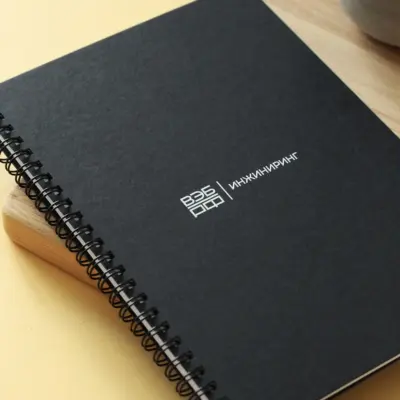 Блокнот с обложкой из пивного картона