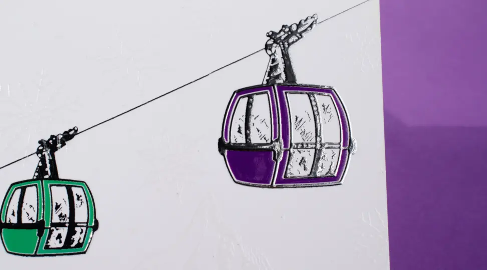 Открытка с лаком и фольгой - картинка 2