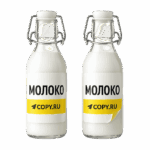 Печать наклеек на молоко в Copy.ru