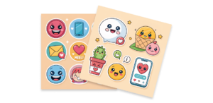 Наклейки на материалах в Copy.ru