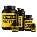 Печать наклеек для банок спортивного питания в Copy.ru